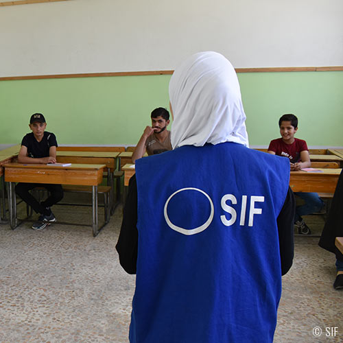 Les équipes du SIF dans les écoles syriennes