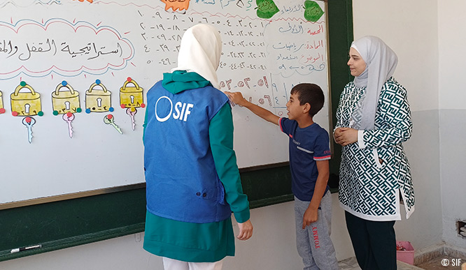Syrie : le SIF lutte contre la déscolarisation
