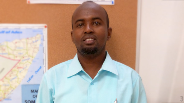 Mohamed Somane Abdi, coordinateur de terrain du SIF à Kismayo, Somalie